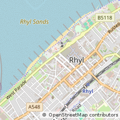 Map of Rhyl