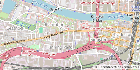 Map of Glasgow