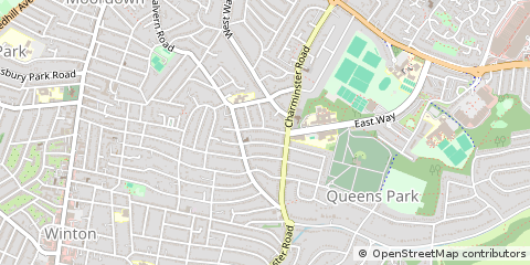 Map of Bournemouth, Dorset