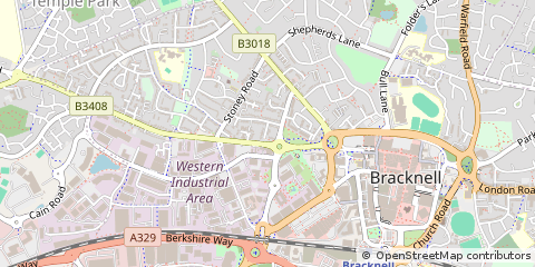 Map of Bracknell
