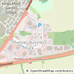 Map of Chester, Cheshire
