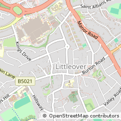 Map of Derby, Derbyshire