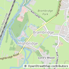 Map of Eastleigh, Hampshire