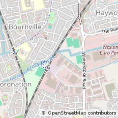 Map of Weston Super Mare, North Somerset