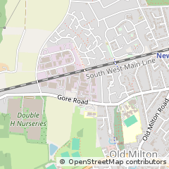 Map of NEW Milton, Hampshire