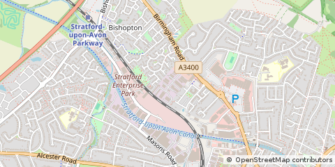 Map of Stratford-Upon-Avon