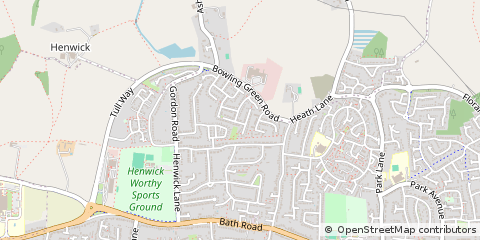 Map of Thatcham, Berkshire