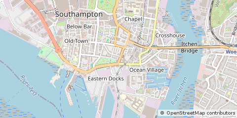 Map of Southampton