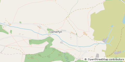 Map of Aberystwyth, Dyfed
