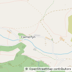 Map of Aberystwyth, Dyfed
