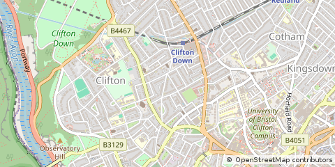 Map of Bristol