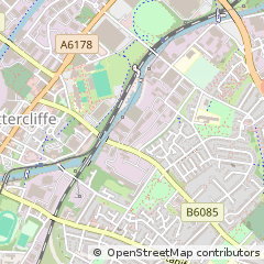 Map of Sheffield, South Yorkshire