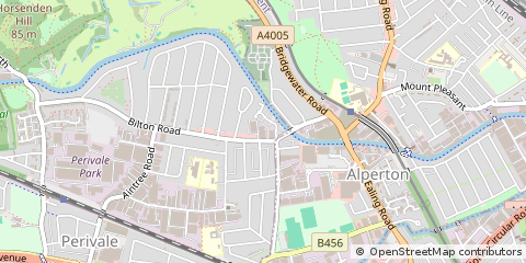 Map of Greenford, Middlesex