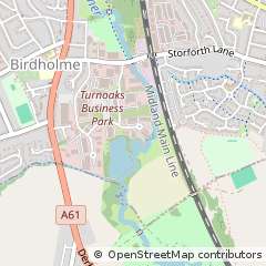 Map of Hasland Chesterfield, Derbyshire