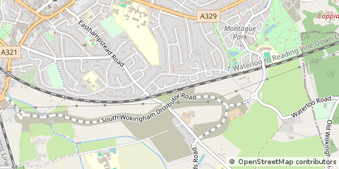 Map of Wokingham