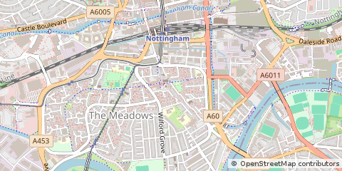 Map of Nottingham