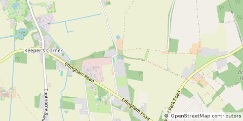 Map of Crawley, West Sussex