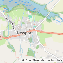 Map of Newport, Pembrokeshire