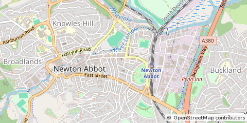 Map of Devon