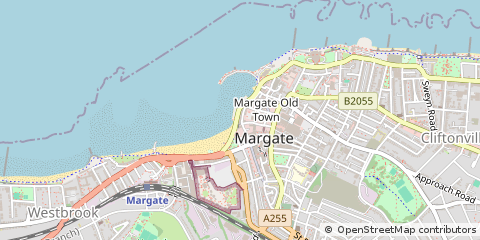 Map of Margate, Kent