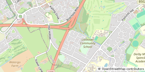 Map of Derby