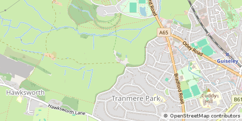 Map of Leeds, West Yorkshire