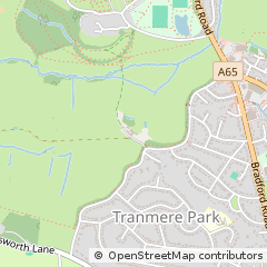 Map of Leeds, West Yorkshire