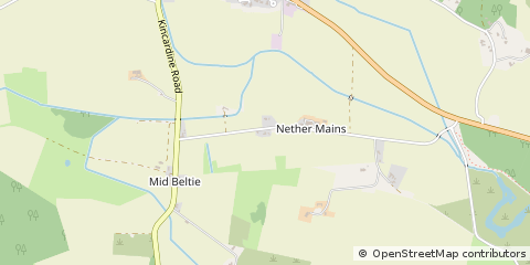 Map of Banchory, Aberdeenshire