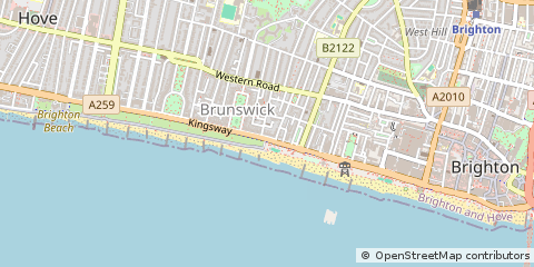 Map of East Sussex