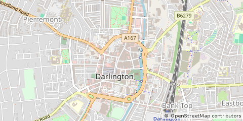 Map of Darlington