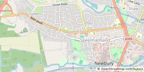 Map of Newbury, Berkshire
