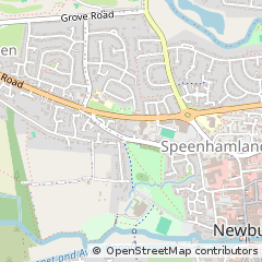 Map of Newbury, Berkshire