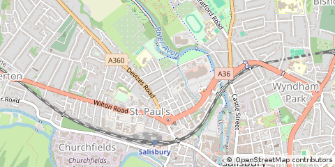 Map of Salisbury