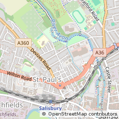 Map of Salisbury