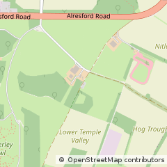 Map of Winchester, Hampshire
