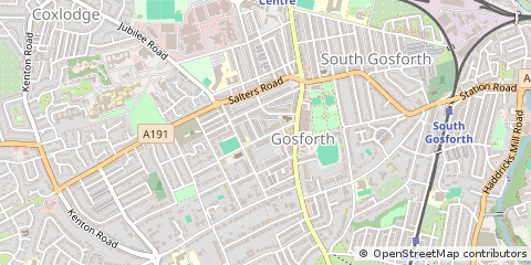 Map of Newcastle Upon Tyne