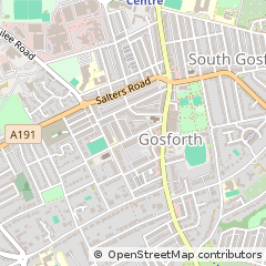 Map of Newcastle Upon Tyne