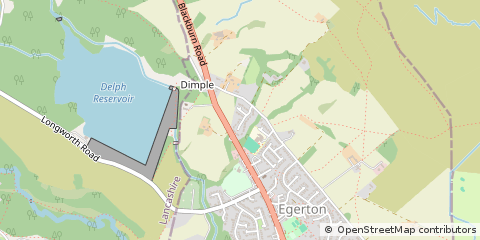 Map of Bolton, Lancs