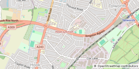 Map of Surbiton