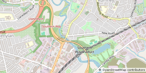 Map of Cardiff