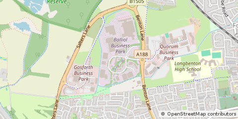 Map of Newcastle Upon Tyne