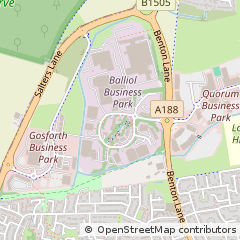 Map of Newcastle Upon Tyne