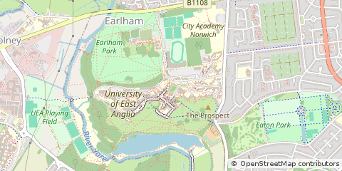 Map of Norwich, Norfolk