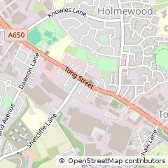 Map of Bradford, West Yorkshire