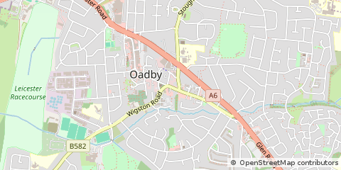 Map of Leicester