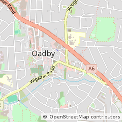 Map of Leicester