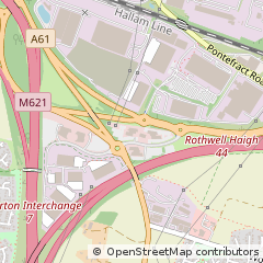 Map of Leeds, Yorkshire