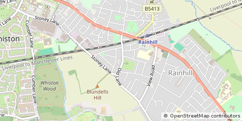 Map of Prescot