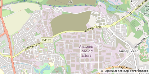 Map of Kingswinford, West Midlands