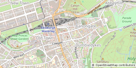 Map of Edinburgh